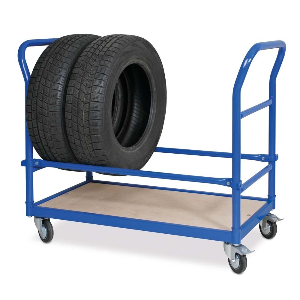 Imagem do produto n.º 2: Carro de pneus, pega de avanço em ambos os lados, largura útil do compartimento 940 mm, capacidade de carga de 100 kg