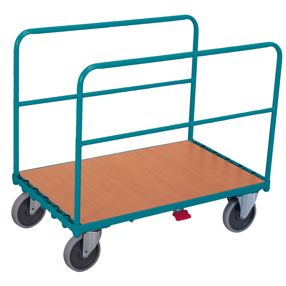 Imagem do produto: Carrinho com suportes tubulares Ameise®, com 2 suportes, capacidade de carga de 500 kg, superfície de carregamento traseira LxP 1273 x 740 mm, com travão central.