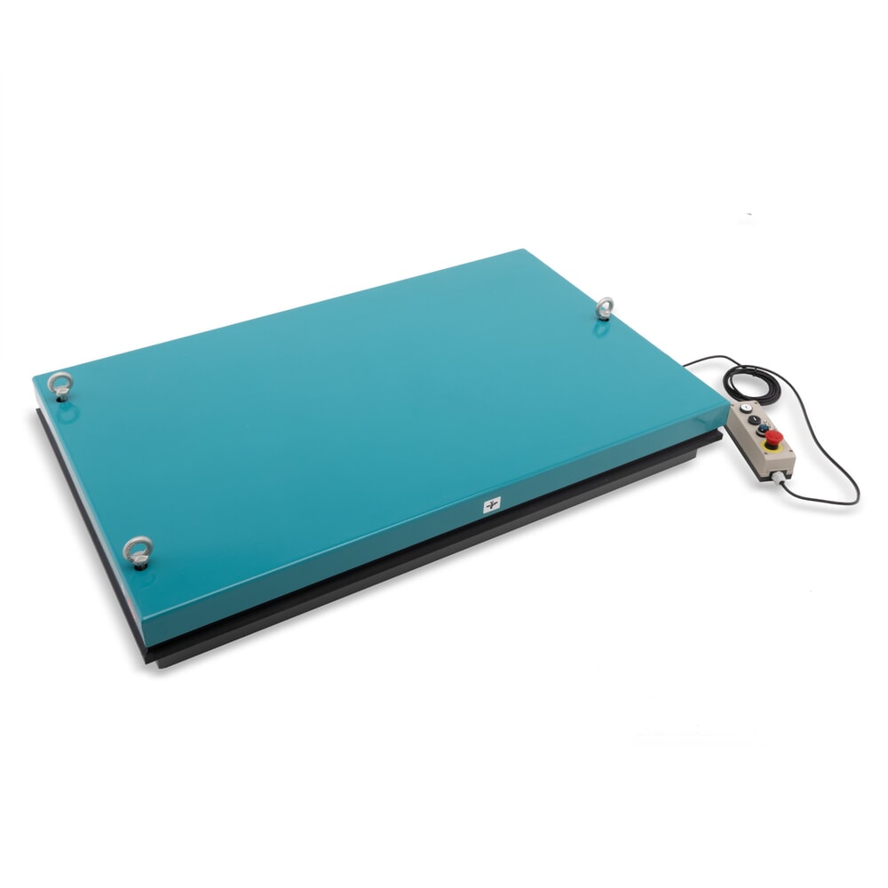 Imagem do produto n.º 3: Mesa de elevação em tesoura Ameise® SLT 3.0 com tesoura simples, elétrica, capacidade de carga 3.000 kg, plataforma de 1.300 x 800 mm