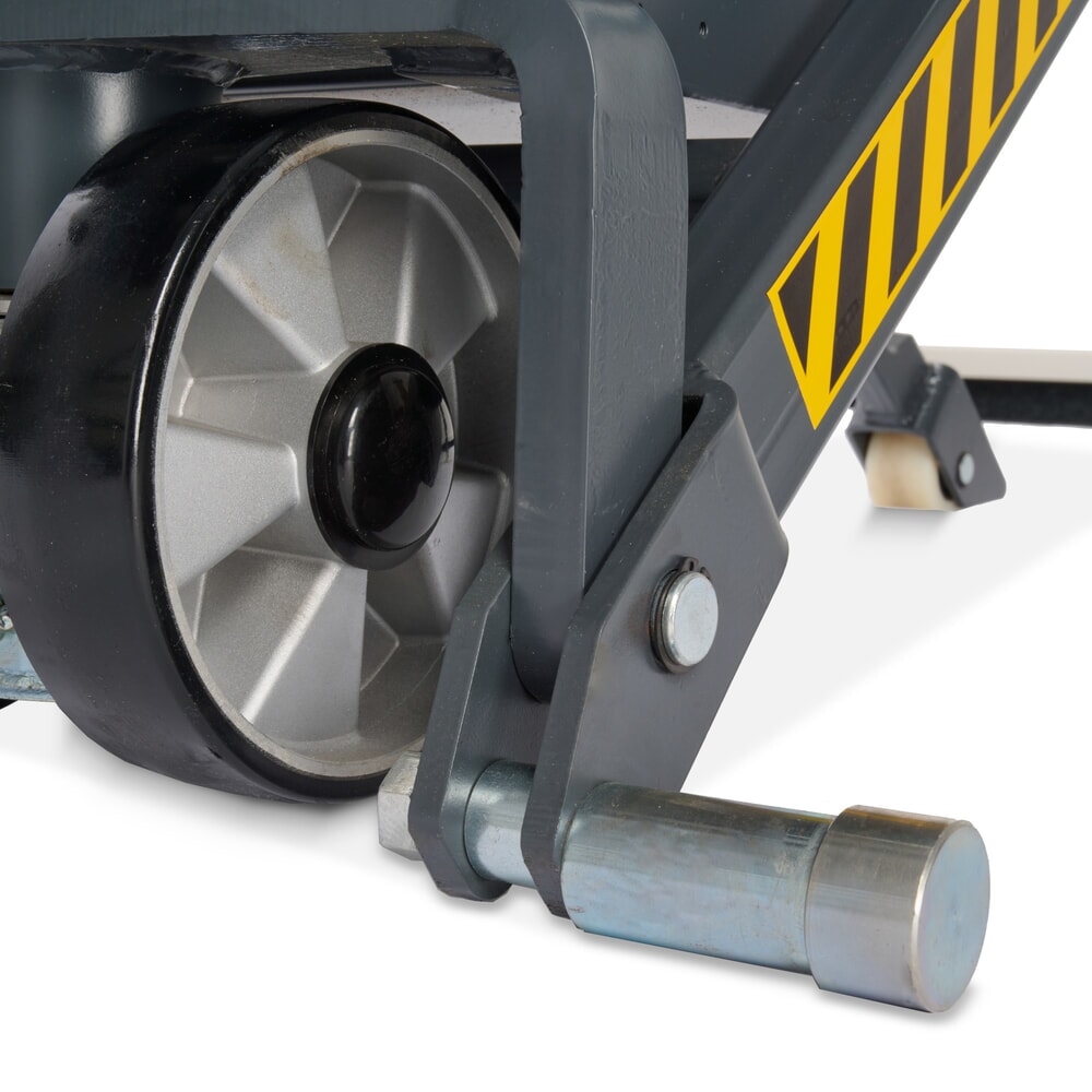 Imagem do produto n.º 12: Porta-paletes de tesoura Ameise® PTM 1.0 eletro-hidráulico, capacidade de carga de 1000 kg, comprimento dos garfos de 1150 mm, poliuretano/nylon