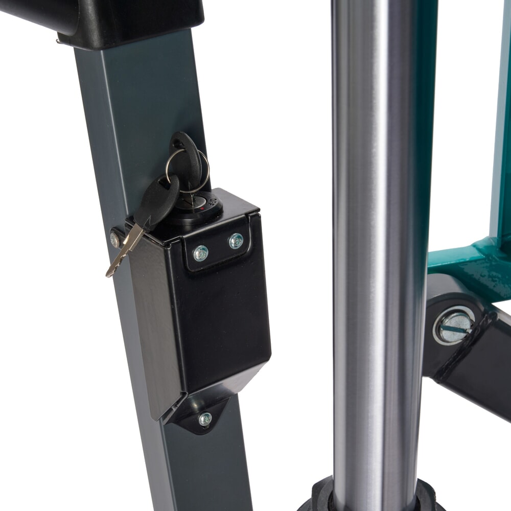 Imagem do produto n.º 3: Porta-paletes de tesoura Ameise® PTM 1.0 eletro-hidráulico, capacidade de carga de 1000 kg, comprimento dos garfos de 1150 mm, poliuretano/nylon