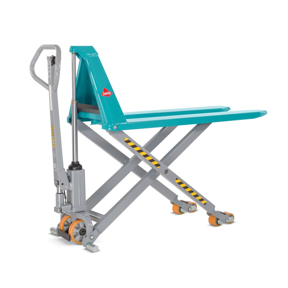Imagem do produto: Porta-paletes de tesoura Ameise® PTM 1.5 Scissor com elevação rápida, capacidade de carga de 1500 kg, comprimento do garfo 1.200 mm