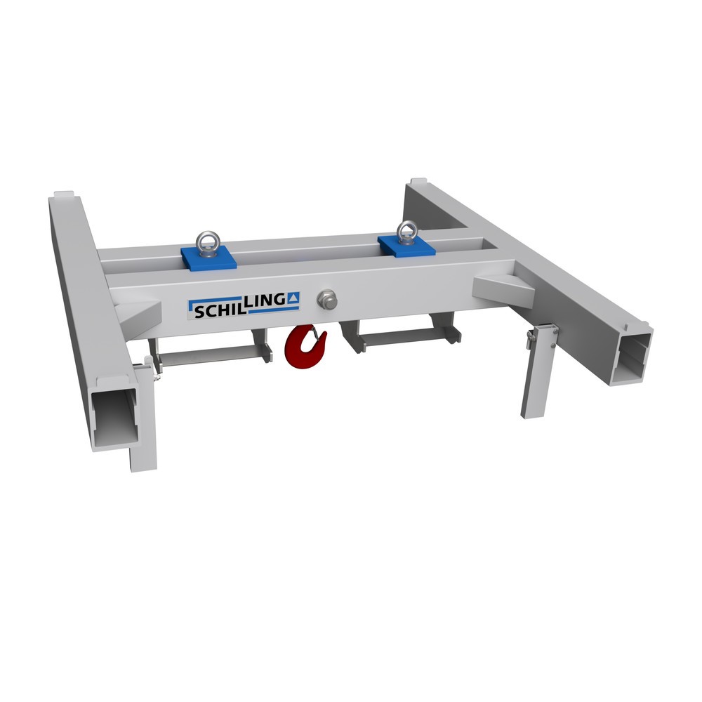 Imagem do produto: SCHILLING travessa de carga em alumínio para sacos Big Bag, perfil máx. dos garfos 240 x 114 mm, capacidade de carga 3000 kg