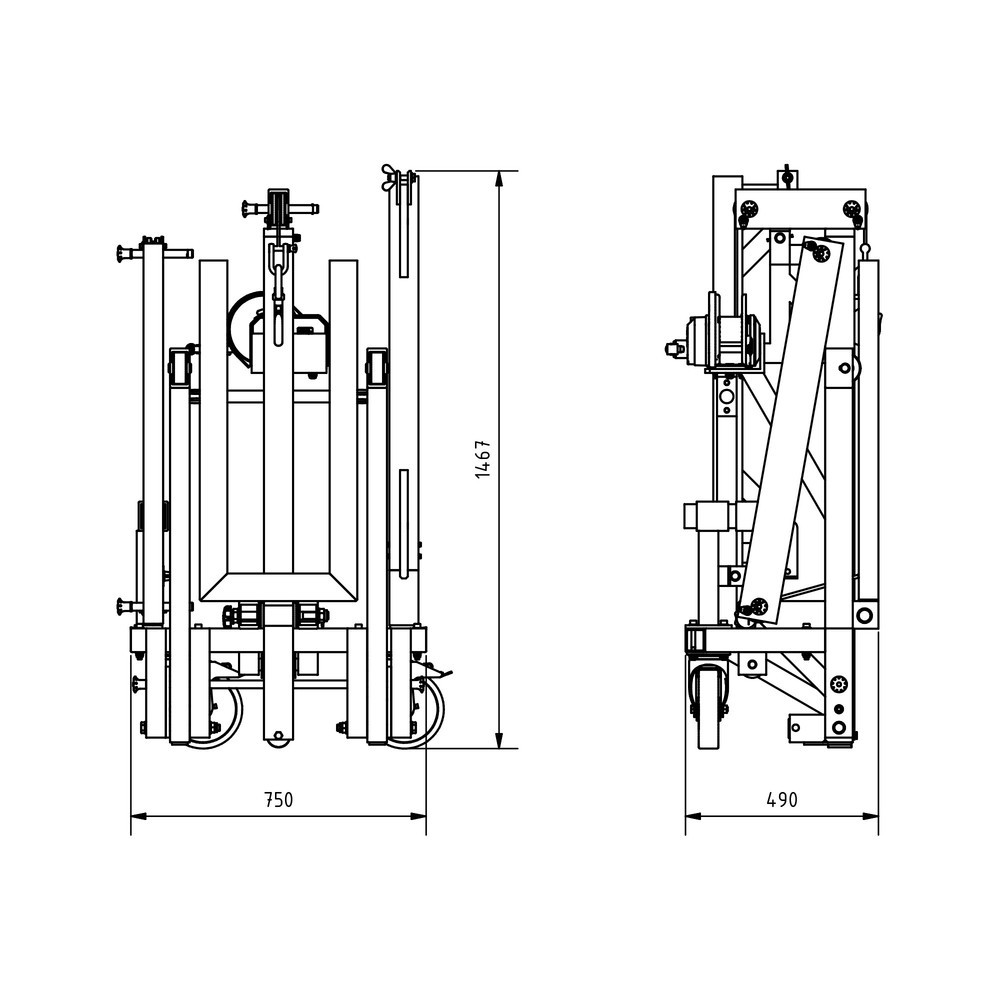 Imagem do produto n.º 8: SCHILLING Alu-Multilift, capacidade de carga 250 kg