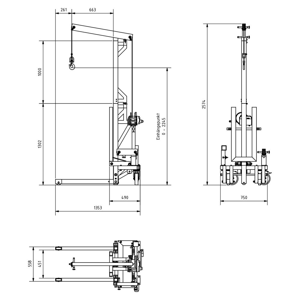 Imagem do produto n.º 9: SCHILLING Alu-Multilift, capacidade de carga 250 kg