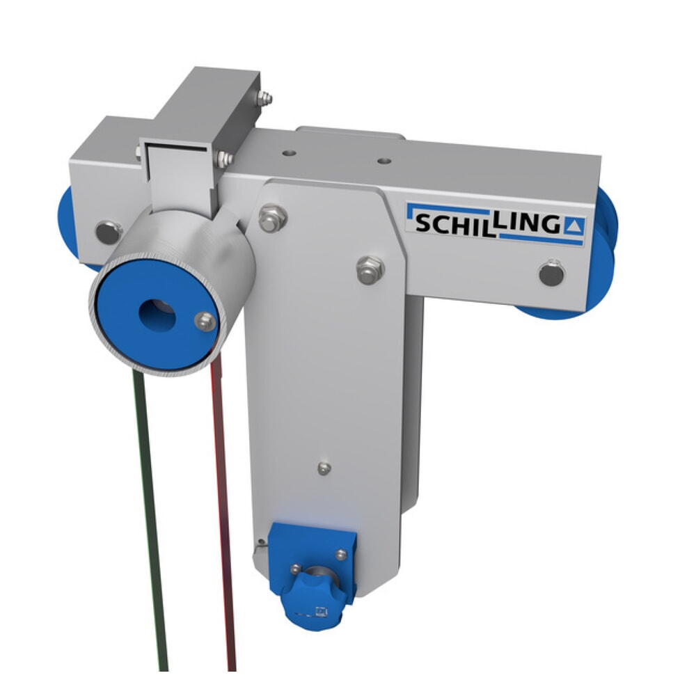 Imagem do produto n.º 6: SCHILLING guindaste de pórtico em alumínio com suporte divisível, ponto de suspensão 1249–2349 mm, comprimento 4000 mm, capacidade de carga 500 kg