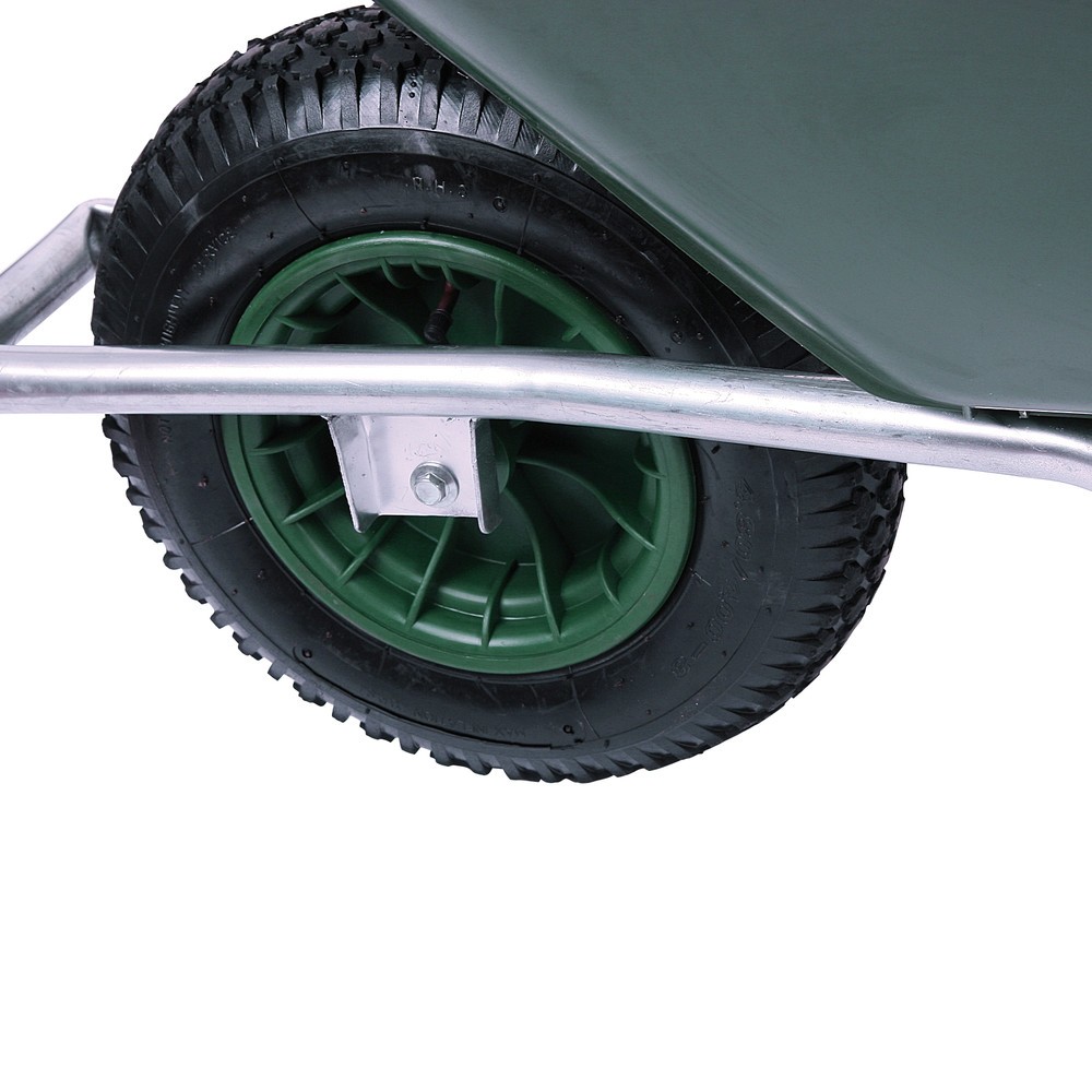 Imagem do produto n.º 2: Carrinho de mão, capacidade de carga de 150 kg, 80 l, PVC verde