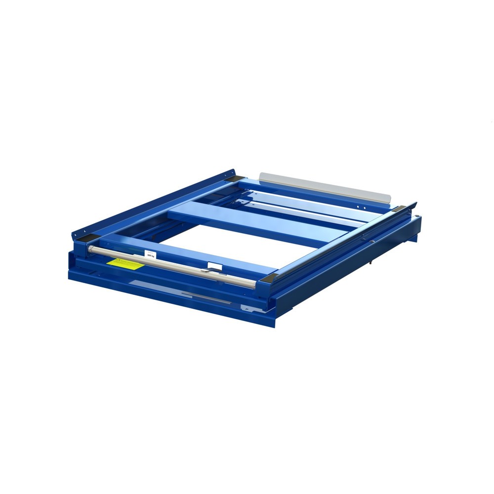 Imagem do produto: Extensão para paletes de carga pesada, capacidade de carga de 600 kg, profundidade de extração de 100 %.