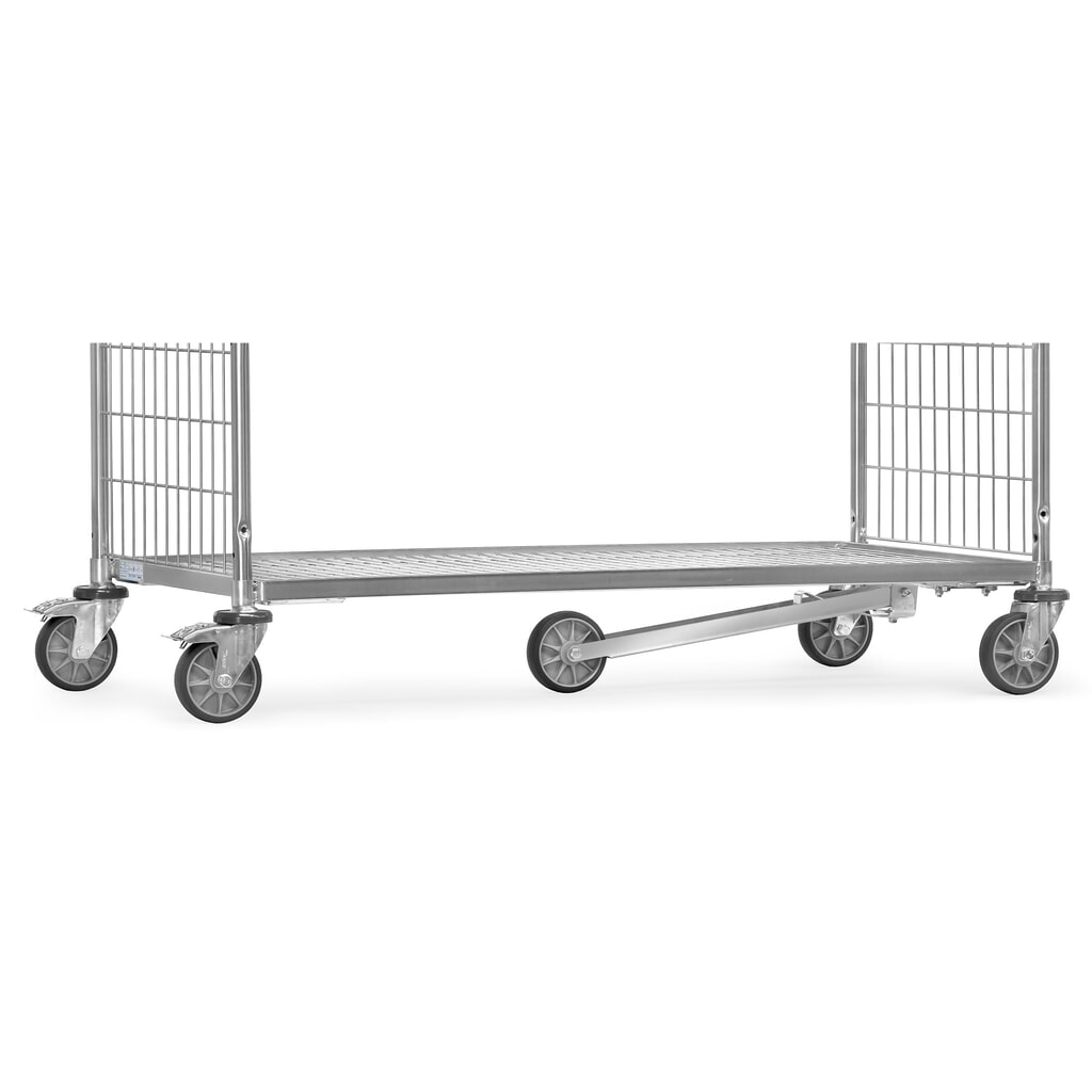 Rolo guia em TPE para carro de preparação de encomendas fetra®, para superfície de carregamento traseira LxP 510 x 650 mm Imagem do produto: Rolo guia em TPE para carro de preparação de encomendas fetra®, para superfície de carregamento traseira LxP 510 x 650 mm