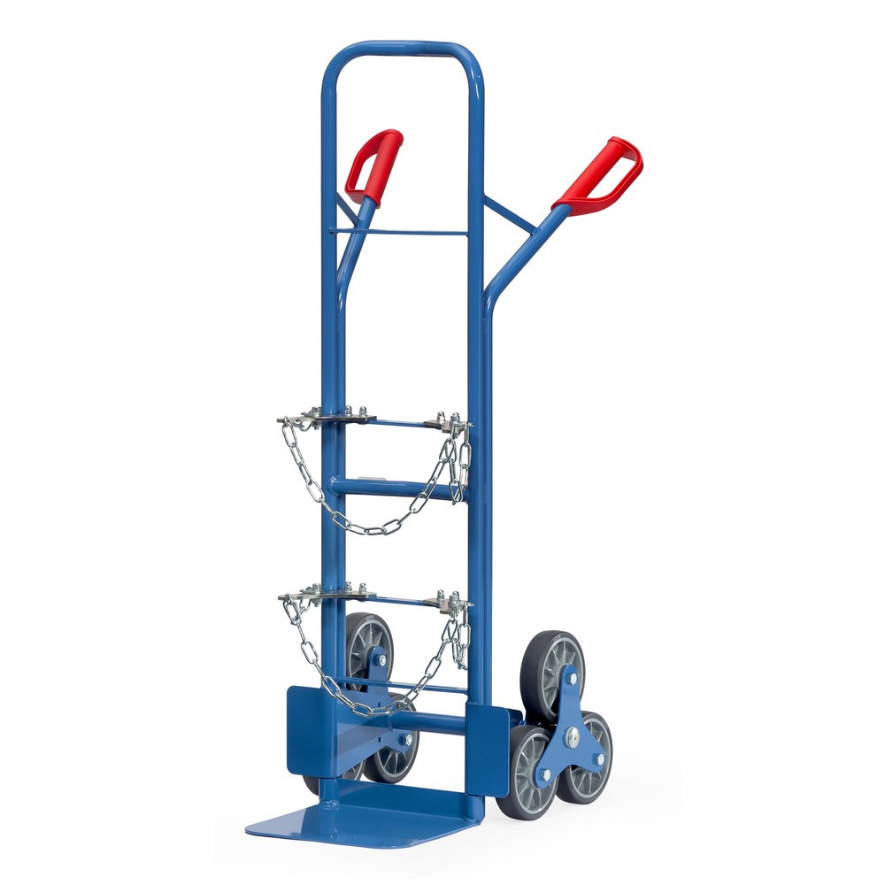 Imagem do produto: fetra® carrinho para escadas para garrafas de aço, capacidade de carga de 200 kg