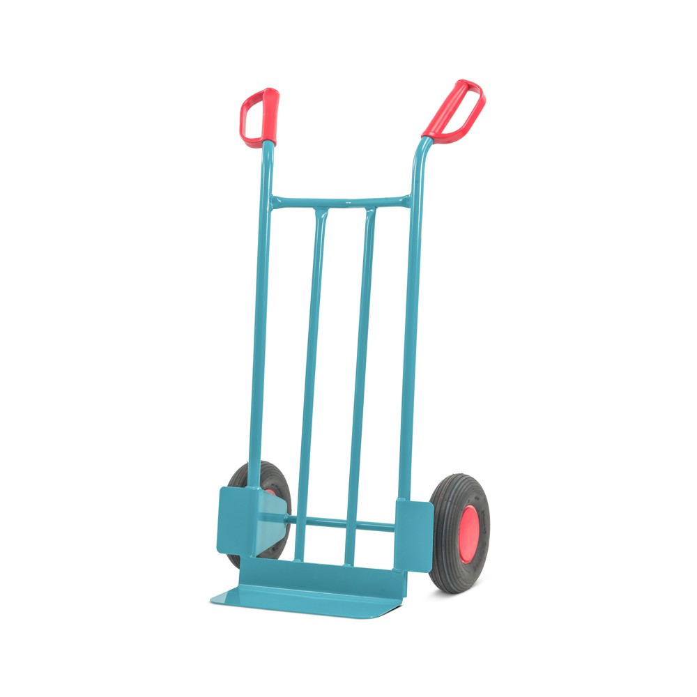 Imagem do produto: Carro em tubo de aço Ameise®, capacidade de carga 250 kg, pá LxP 400 x 150 mm, pneumáticos