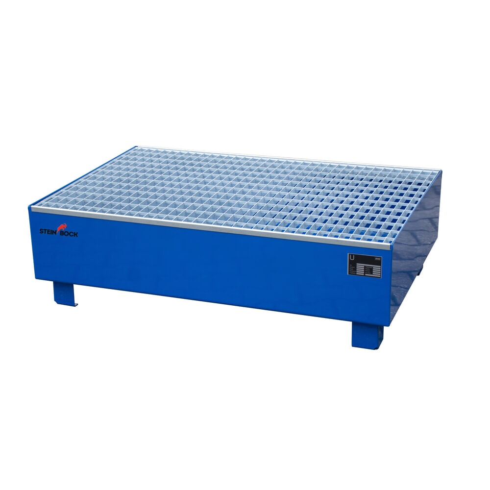 Imagem do produto: Steinbock® bacia de retenção, 2 x 200 l, AxLxP 360 x 1200 x 800 mm, inclusive grade, azul