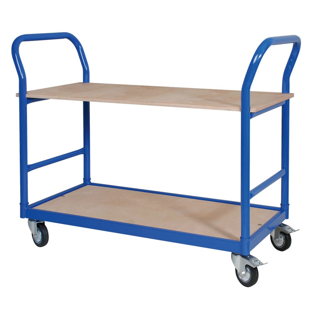 Imagem do produto: Carro com mesa, pega de avanço em ambos os lados, capacidade de carga de 250 kg, AxLxP 890 x 500 x 1.140 mm