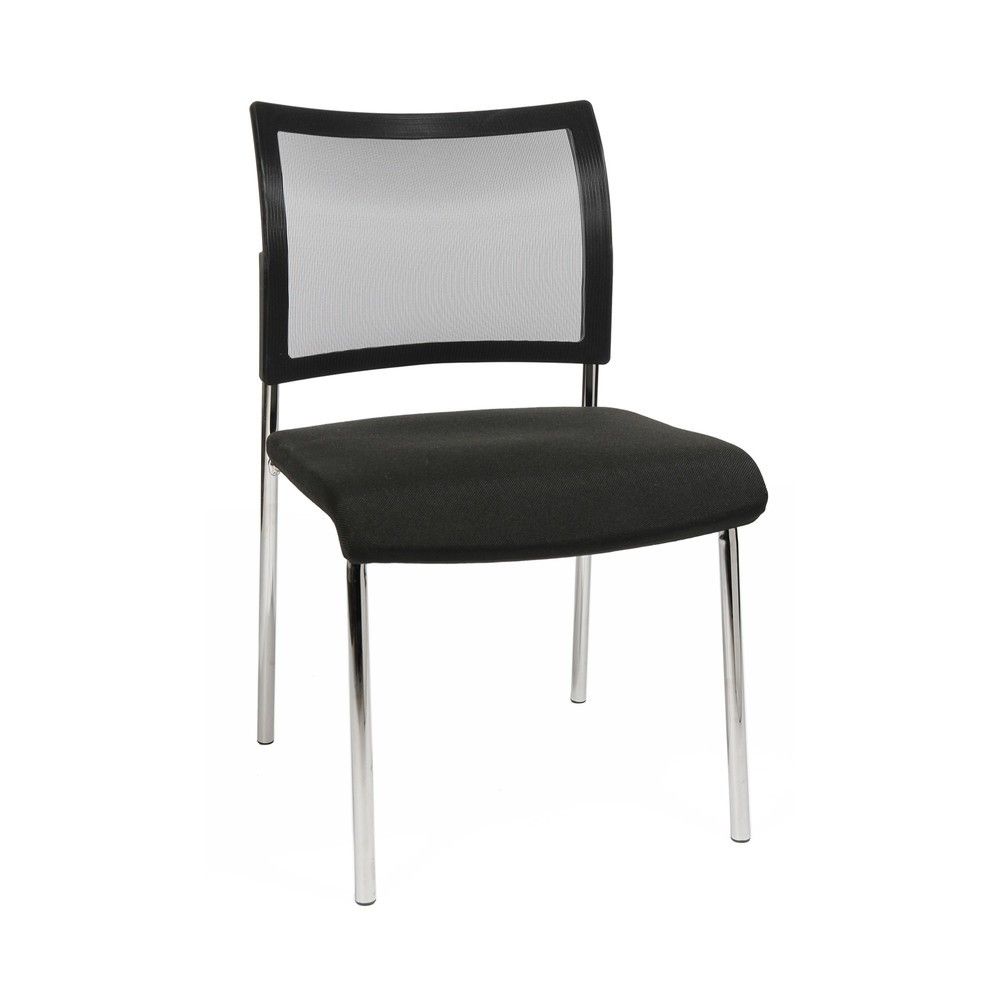 Imagem do produto: Topstar® cadeira de visitante Classic com encosto em rede + armação de 4 pés, preta