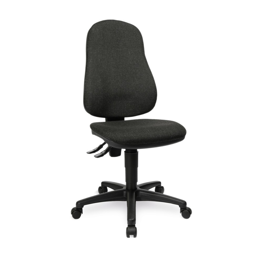 Imagem do produto: Topstar® cadeira de escritório giratória Point 70, apoio lombar, cinzento antracite