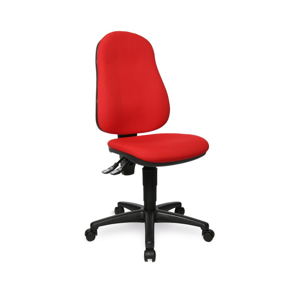Imagem do produto: Topstar® cadeira de escritório giratória Point 70, apoio lombar, vermelho