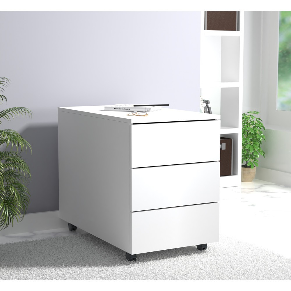 Imagem do produto n.º 3: VCM Rollcontainer Dalosa 70 3-SB, branco
