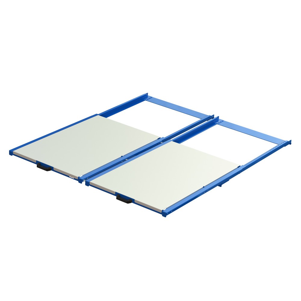 Imagem do produto n.º 2: Extensão para paletes XL, capacidade de carga de 400 kg, profundidade de extração de 70 %, LxP 1700 x 1200 mm, com piso de aço.