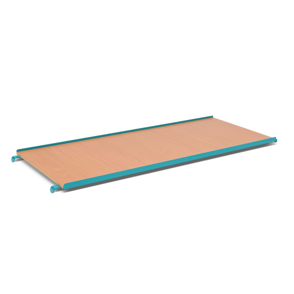 Imagem do produto: Fundo adicional para carro de pisos múltiplos Ameise® com prateleiras de madeira ajustáveis